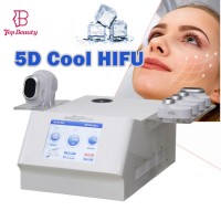 5D cool HIFU hifu high intensity focused ultrasound/ hifu in anti-wrinkle machine