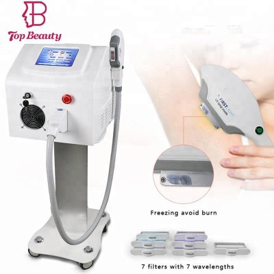 Top beauty fast Intense pulse light laser type opt shr hair removal machine